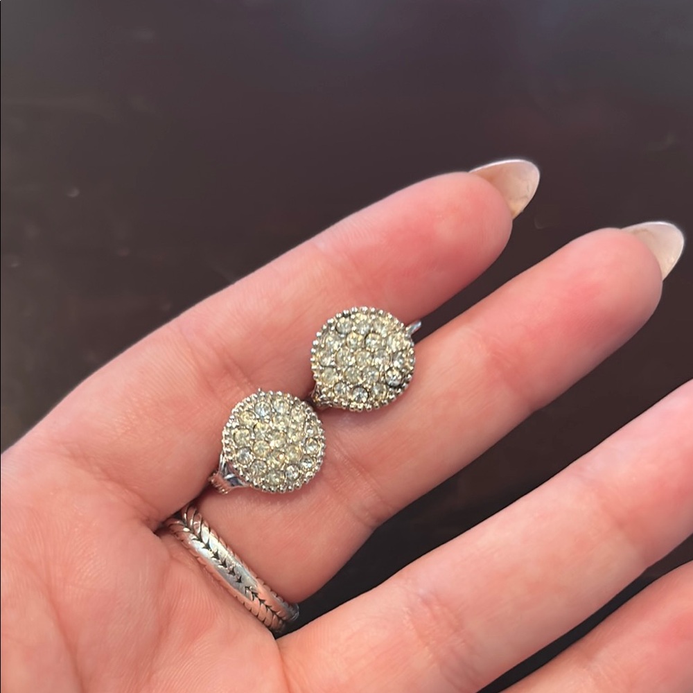 Elegant Silver Stud Earrings
